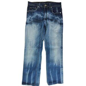 Armani Exchange Mens Blue Denim Jeans 29 x 28 Slim Fit Made In USA